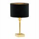 ARGON 8049 | Abbano Argon stolna svjetiljka 38cm sa prekidačem na kablu 1x E27 brušeno zlato, crno