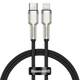 USB-C kabel za Lightning Baseus Cafule, PD, 20W, 0,25m (crni)