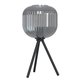 EGLO 99374 | Mantunalle Eglo stolna svjetiljka 40cm sa prekidačem na kablu 1x E27 crno, dim