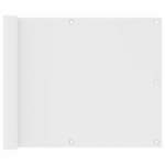 vidaXL Balkonski zastor bijeli 75 x 300 cm od tkanine Oxford