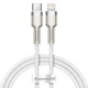 USB-C kabel za Lightning Baseus Cafule, PD, 20W, 1m (bijeli)