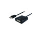 STANDARD adapter/kabel DisplayPort - DVI-D (24+1), M/F, 0.15m S3202