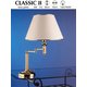 JUPITER 206 CLL | ClassicJ Jupiter stolna svjetiljka 56cm sa prekidačem na kablu elementi koji se mogu okretati 1x E27 satenasti bakar, ecru