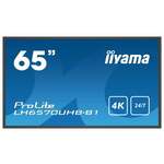 IIYAMA LH6570UHB-B1 65inch Super Slim 3840x2160 4K UHD VA panel 30mm depth 2xHDMI USB Media 700cd/m2 4000:1