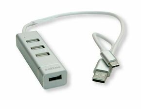 ROLINE HUB 4-PORTA USB 2.0 USB TIP A + USB C 0