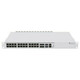 Mikrotik Cloud Router Switch CRS326-4C+20G+2Q+RM, 20x 2.5 GIGABIT Ethernet, 4x Combo ports ethernet 2.5G/10G SFP+, 2x 40G QSFP+, 128 MB DDR2 RAM, 32 MB storage, RouterOS v7 License level 6, 2x AC In