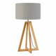 Stolna lampa sa svijetlosivim abažurom i strukturom od bambusa Good&amp;Mojo Everest