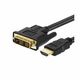 SBOX kabel HDMI - DVI (24+1) M/M, 2m HDMI-DVI-2 HDMI-DVI-2 wire-hdmi-dvi