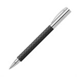 Faber-Castell - Roler olovka Faber-Castell Ambition 3D Leaves, crna