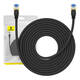 Pleteni mrežni kabel cat.7 Baseus Ethernet RJ45, 10Gbps, 10m (crni)