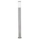 EGLO 81752 | Helsinki Eglo podna svjetiljka 110cm 1x E27 IP44 plemeniti čelik, čelik sivo, bijelo