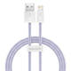 USB kabel za Lightning Baseus Dynamic 2 Series, 2.4A, 1m (ljubičasti) (paket od 5 komada)