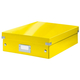 Leitz "Click&amp;Store" Kutija za pohranu, laminirani karton, M veličina, žuta