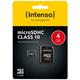 (Intenso) Micro SD Kartica 4GB Class 10 (SDHC  SDXC) sa adapterom - SDHCmicro+ad-4GB/Class10