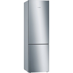 Serie 6, Samostojeći hladnjak sa zamrzivačem na dnu, 201 x 60 cm, Nehrđajući čelik (s premazom protiv otisaka prstiju), KGE39AICA