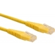 Roline UTP CAT6 patch kabel 5m, žuta