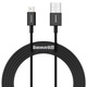 Baseus Superior Series kabel USB na iP 2.4A 2m (crni) (paket od 5 komada)