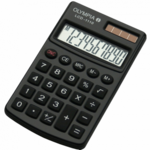 Olympia LCD 1110 džepni kalkulator crna Zaslon (broj mjesta): 10 solarno napajanje, baterijski pogon (Š x V x D) 70 x 10 x 117 mm