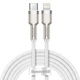 USB-C kabel za Lightning Baseus Cafule, PD, 20W, 2m (bijeli)