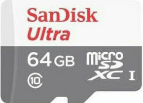Micro SD Memory Card with Adaptor Western Digital SDSQUAB-064G-GN6IA 64 GB