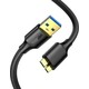Kabel UGREEN USB 3.0 A (M) na Micro-B USB 3.0 (M), 1m, crni