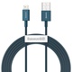 Baseus Superior Series kabel USB na iP 2.4A 2m (plavi) (paket od 5 komada)
