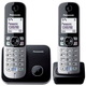 Panasonic KX-TG6812FXB bežični telefon, DECT, crni