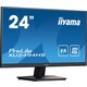 Iiyama ProLite XU2494HS-B2 monitor, VA, 23.8"/24", 16:9, 1920x1080, 75Hz, HDMI, Display port