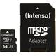 Intenso Premium microsdxc kartica 64 GB Class 10, UHS-I uklj. sd-adapter