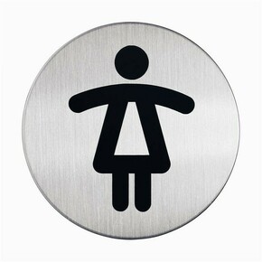 Piktogram: ženski WC - Φ 83 mm