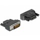 Adapter DELOCK, DVI 24+1 pin M HDMI Ž wi/LED 65024