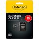 (Intenso) Micro SD Kartica 16GB Class 10 (SDHC  SDXC) sa adapterom - SDHCmicro+ad-16GB/Class10