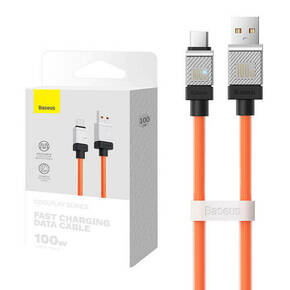 Kabel USB do USB-C Baseus CoolPlay 100W 1m (narančasti)
