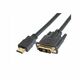 NaviaTec DVI na HDMI kabel, 1m, crni NVT-DVI-308 NVT-DVI-308