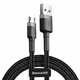Baseus kabel trajna najlonska pletena žica USB / Micro USB QC3.0 2.4A 1m