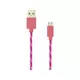 Kabel SBOX USB-MICRO USB 1M Pink