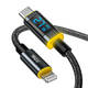 AOHI AOC-L009 kabel za zaslon, USB-C na Lightning (najlon)