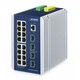 Planet IGS-6325-16T4X IP30 Industrial L3 16-Port 10/100/1000T + 4-Port 10G SFP+Managed Ethernet Switch (-40 to 75 C, dual redundant power input on 9~48VDC terminal block, DIDO, ERPS Ring, 1588 PTP TC