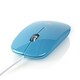 Miš NEDIS MSWD200BU, žičani, ultra-slim, 1000 DPI, plavi
