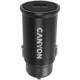 CANYON Vozač punjač 1x USB-C PD 20W crno