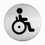 Piktogram: WC za invalide - Φ 83 mm