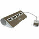 USB Hub CoolBox COO-HU4ALU2 Silver