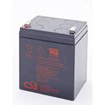 CSB Battery HR 1221W high-rate HR1221WF2 olovni akumulator 12 V 5 Ah olovno-koprenasti (Š x V x D) 90 x 106 x 70 mm plosnati priključak 6.35 mm bez održavanja, nisko samopražnjenje
