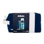 Gillette Mach3 Set aparat za brijanje 1 kom + zamjenske glave 2 komada + gel za brijanje Extra Comfort 75 ml + kozmetička torbica za muškarce