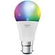 LEDVANCE 4058075729049 LED Energetska učinkovitost 2021 F (A - G) B22d oblik bata 9 W = 60 W toplo bijela do hladno bijela, RGBw (Ø x V) 60 mm x 60 mm 1 St.