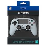 Playstation 4 (PS4) Nacon Wired Compact Controller (Grey) PS4