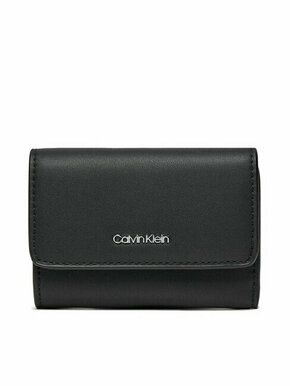 Mali ženski novčanik Calvin Klein Ck Must Small Trifold K60K611934 Ck Black BEH
