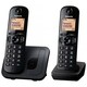 Panasonic KX-TGC212 telefon, DECT, crni