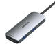 MOKiN 7 u 1 Adapter Hub USB-C na 2x USB 3.0 + 2x USB-C + SD + Micro SD + HDMI (srebrni)