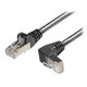 Transmedia Cat6A SFTP Patch Cable, RJ45 plug angled up, 2m TRN-TI45-2L